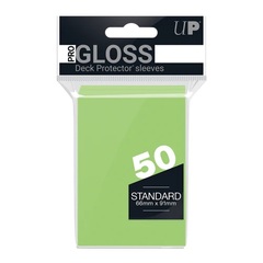 Ultra Pro - 50ct Pro-Gloss Lime Green Standard Deck Protector Sleeves (New Packaging)