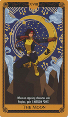 The Moon X of Swords Marvel Heroclix Tarot Card