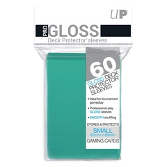 Ultra Pro - 60ct Pro-Gloss Aqua Standard Deck Protector Sleeves (New Packaging)