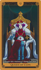 Queen of Cups X of Swords Marvel Heroclix Tarot Card