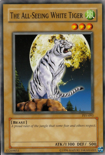 The All-Seeing White Tiger - PSV-093 - Common - Unlimited Edition