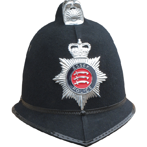 British Police Bobby Helmet, With Emblem