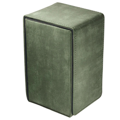 Ultra Pro - Suede Collection: Alcove Tower Flip Deck Box - Emerald Green