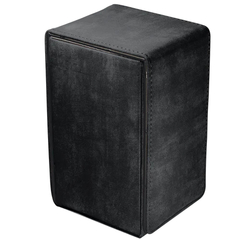 Ultra Pro - Suede Collection: Alcove Tower Flip Deck Box - Jet Black