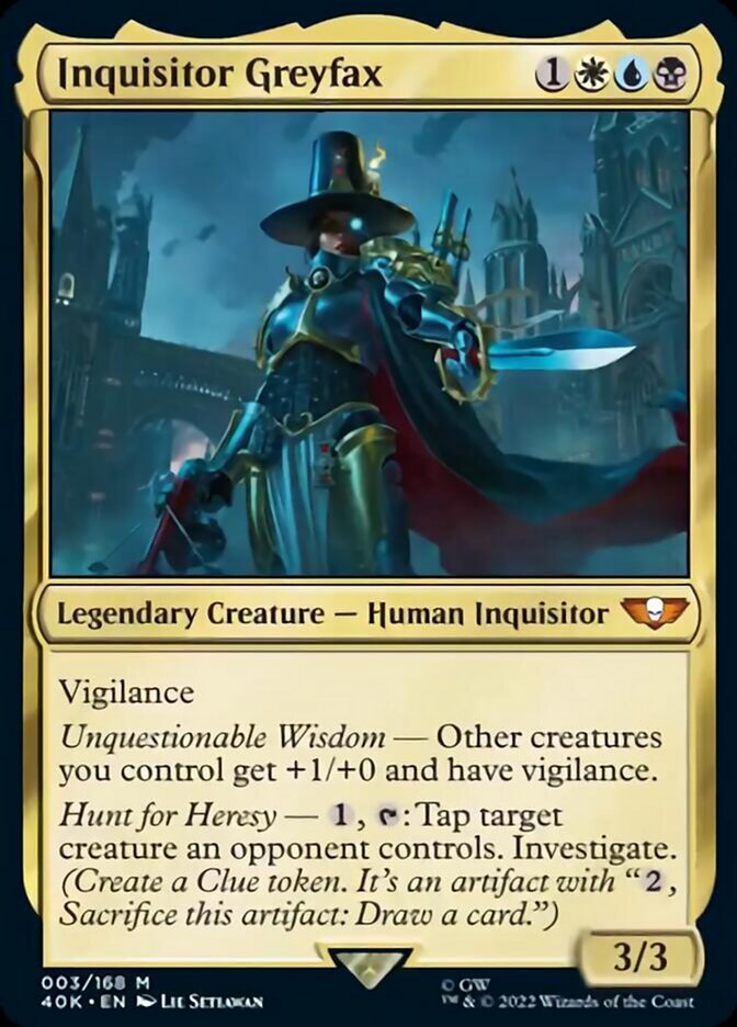 Inquisitor Greyfax - Surge Foil