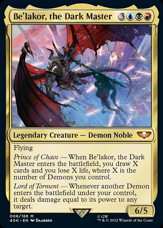 Belakor, the Dark Master - Surge Foil