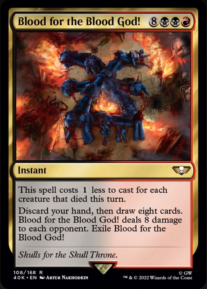 Blood for the Blood God! - Surge Foil