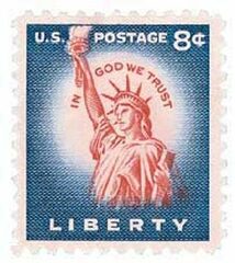 Liberty Series - 8¢ Statue of Liberty, Rotary Press