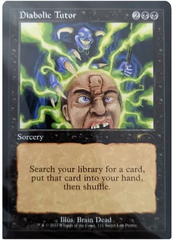 Diabolic Tutor - Secret Lair Brain Dead Promo