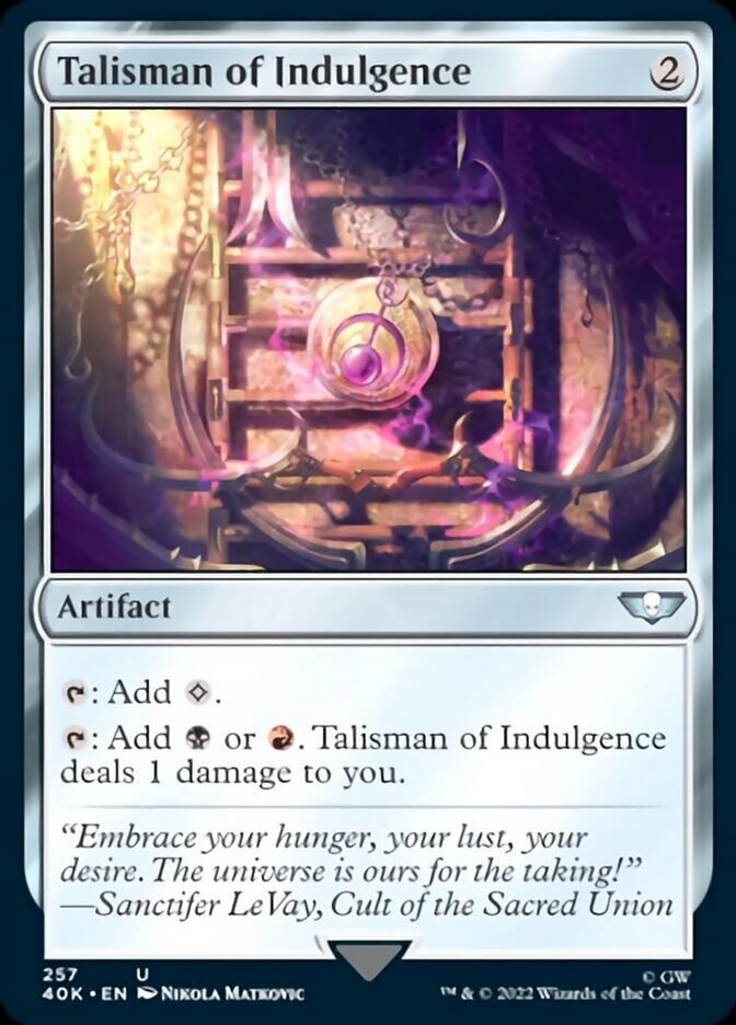 Talisman of Indulgence - Surge Foil