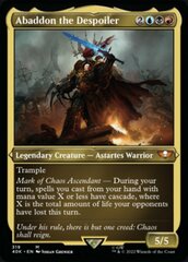 Abaddon the Despoiler (Display Commander) (Foil Etched) - Thick Stock - Foil