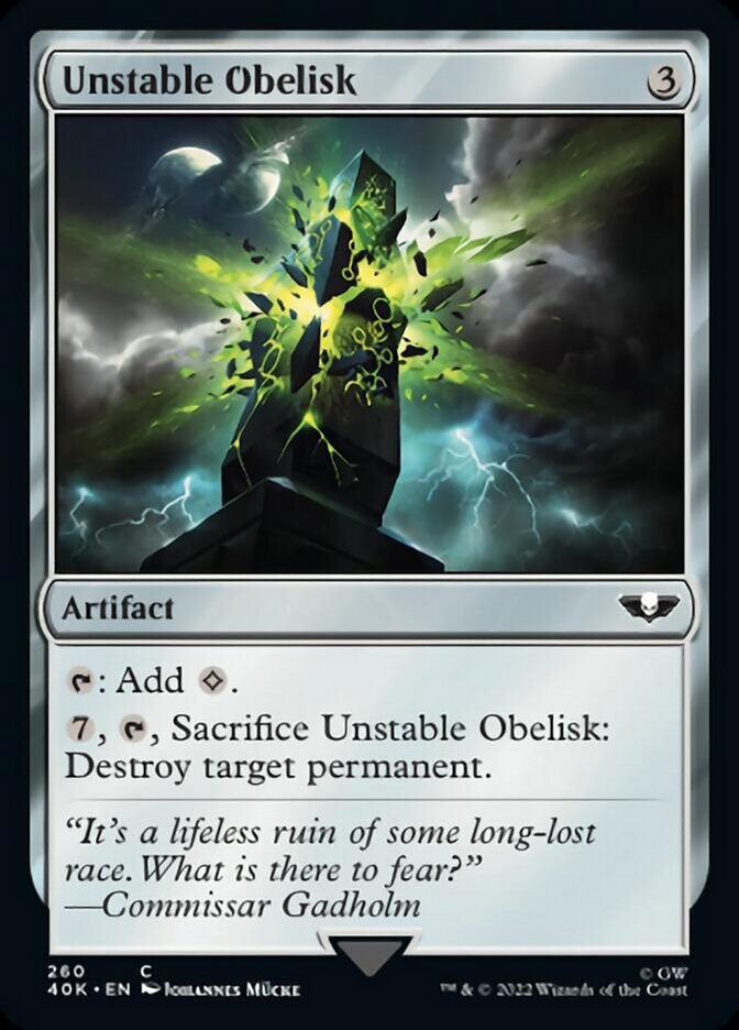 Unstable Obelisk