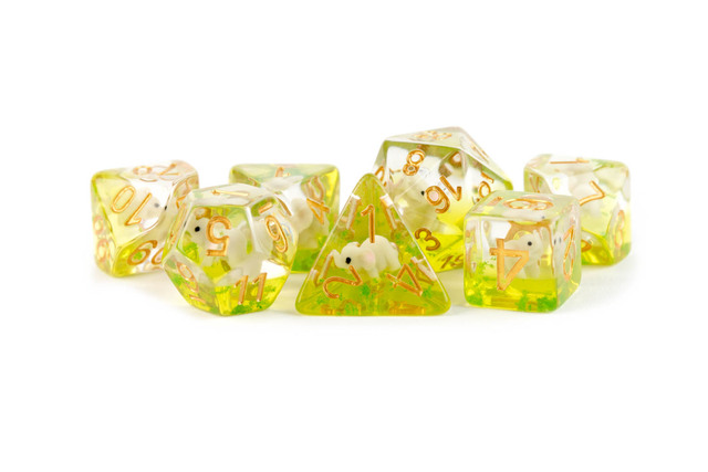 16mm Resin Poly Elephant Dice Set (7)