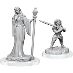 Critical Role Minis - Human Wizard & Halfling Holy Warrior (Wave 3)