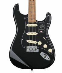 Fender American Ultra Stratocaster - Black with Roasted Maple Fingerboard, Sweetwater Exclusive