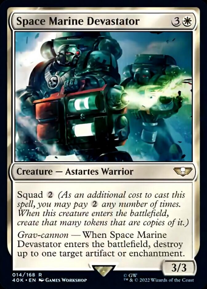 Space Marine Devastator - Surge Foil