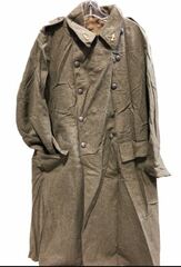Vintage Swedish Military Wool Trench coat