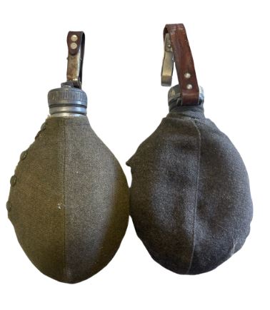 Swedish Aluminum Canteen with Wool Cover