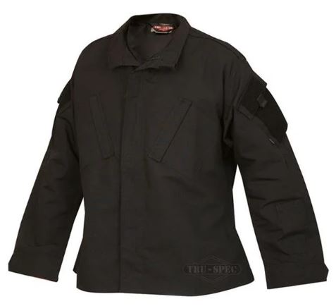 Mens TRU-SPEC Poly / Cotton Ripstop TRU Coats (Black)