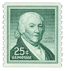 Liberty Series Coil Stamps - 25¢ Paul Revere