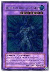 Elemental Hero Aqua Neos - Ultimate - POTD-EN031 - Ultimate Rare - Unlimited