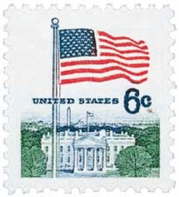 Flag and White House