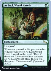 As Luck Would Have It - Foil - The List