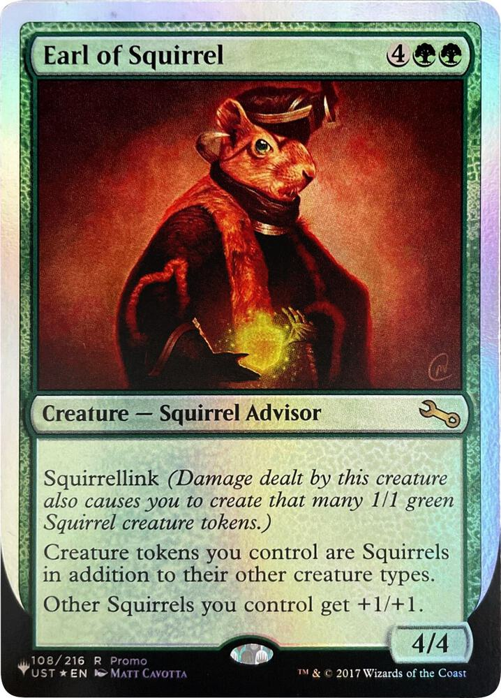 Earl of Squirrel - Foil - The List