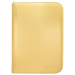 Ultra Pro - Vivid 4-Pocket Zippered PRO-Binder - Yellow