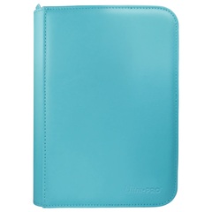 Ultra Pro - Vivid 4-Pocket Zippered PRO-Binder - Light Blue