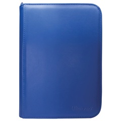 Ultra Pro - Vivid 4-Pocket Zippered PRO-Binder - Blue