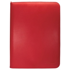 Ultra Pro - Vivid 9-Pocket Zippered PRO-Binder - Red