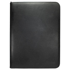 Ultra Pro - Vivid 9-Pocket Zippered PRO-Binder - Black