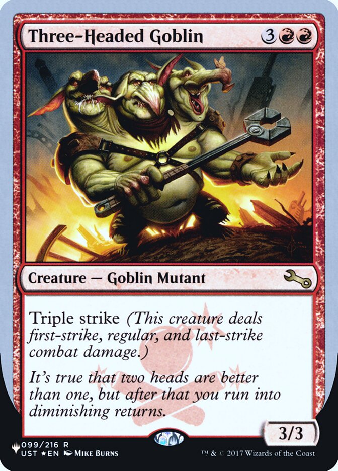 Three-Headed Goblin - Foil - The List