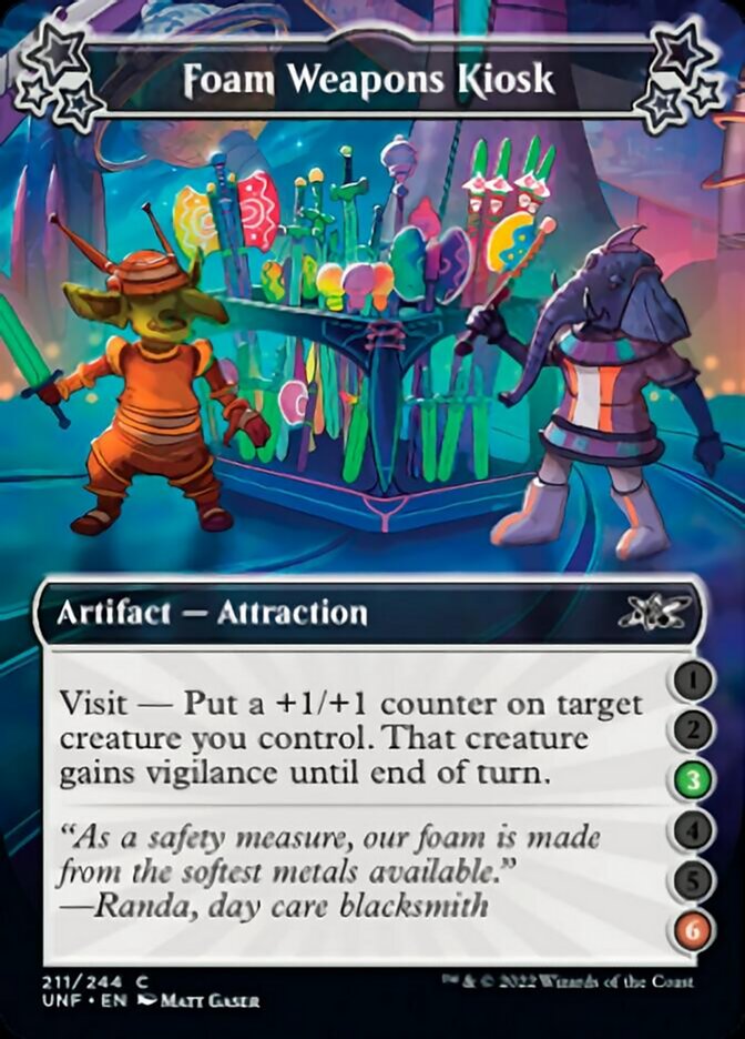 Foam Weapons Kiosk (3-6) - Foil