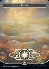 Plains (486) (Borderless) (Galaxy Foil) - Foil