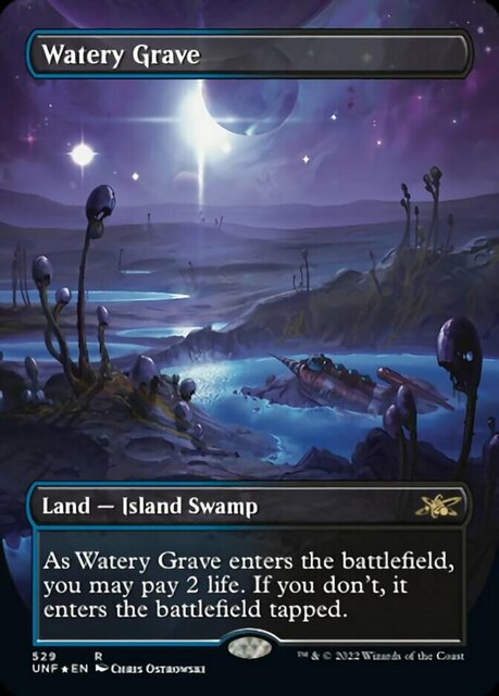 Watery Grave - Borderless - Galaxy Foil