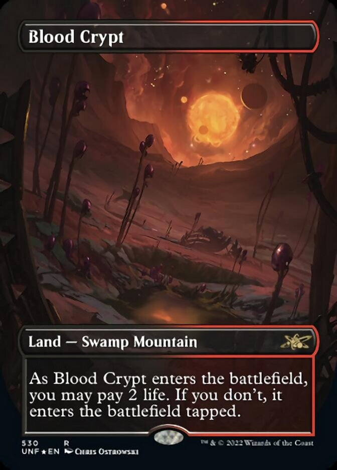 Blood Crypt - Borderless - Galaxy Foil