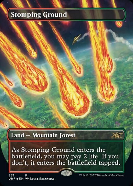 Stomping Ground - Borderless - Galaxy Foil