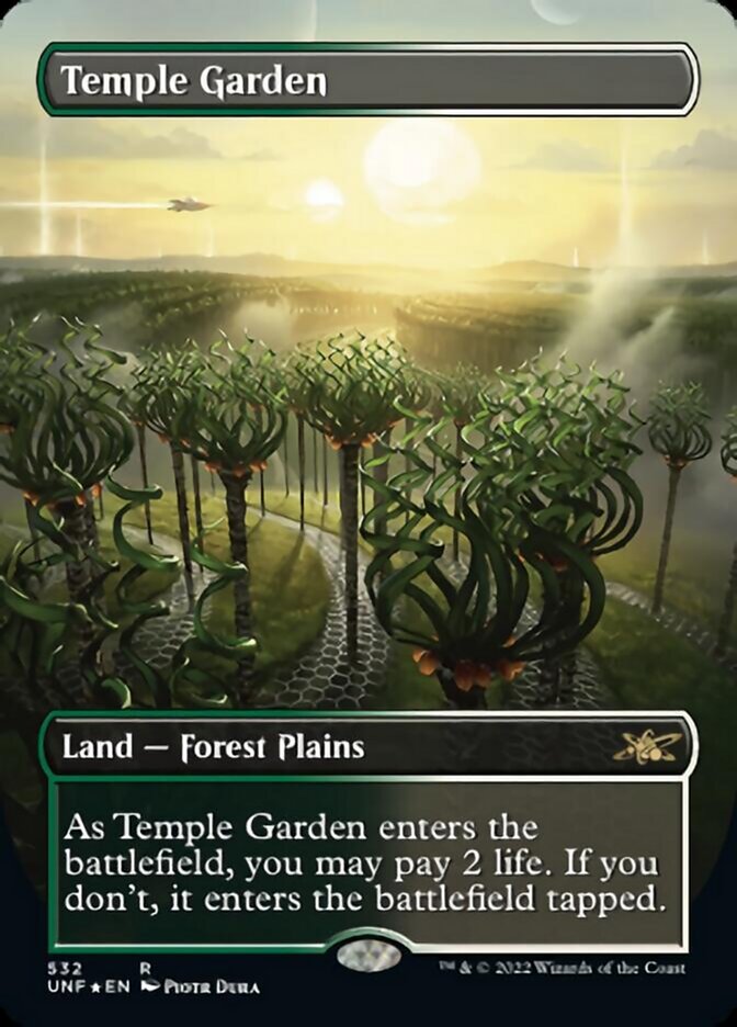 Temple Garden - Borderless - Galaxy Foil