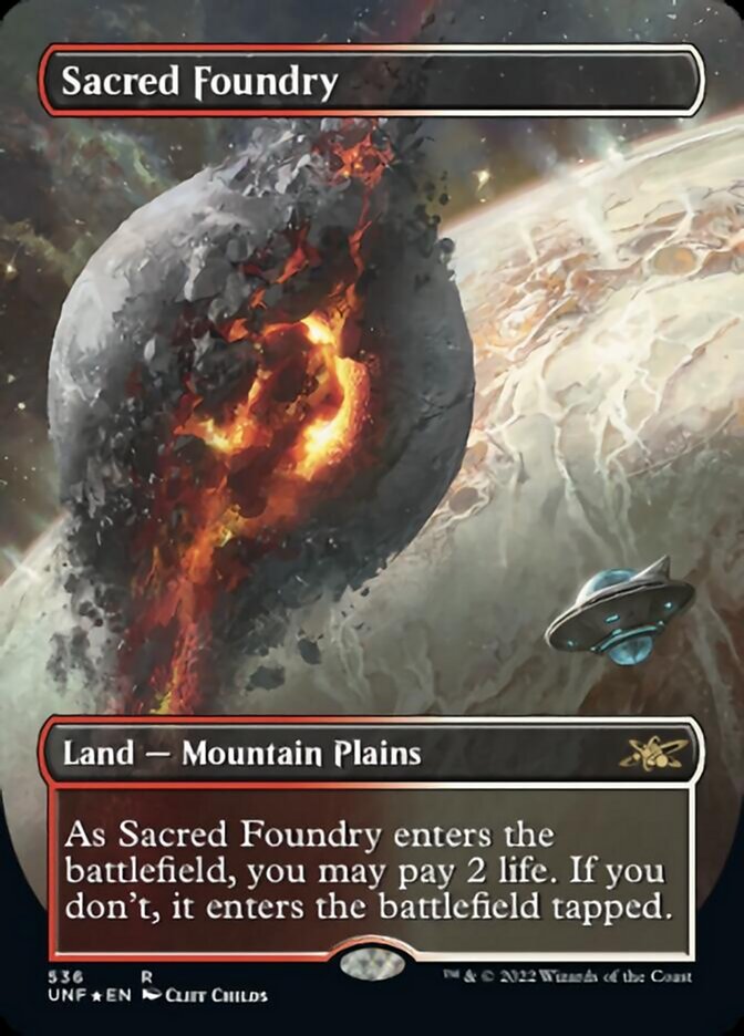 Sacred Foundry - Borderless - Galaxy Foil