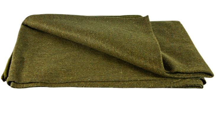 Fox Outdoor French Army Style Wool Blanket