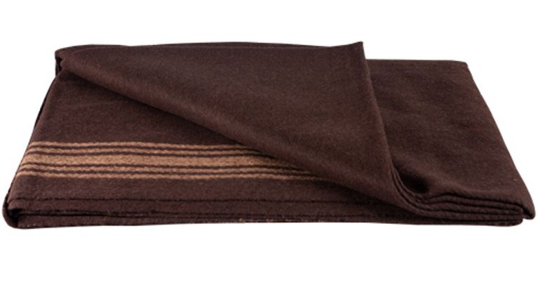 Fox Outdoor Camel-Striped Brown Wool