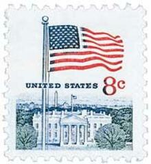 Flag and White House