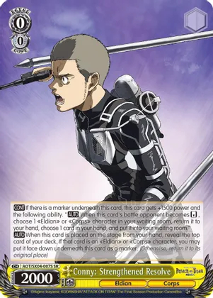 Conny: Strengthened Resolve - AOT/SX04-007S - SR