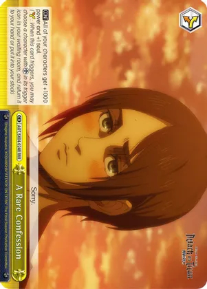 A Rare Confession - AOT/SX04-024R - RRR