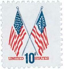 Star and 13-Star American Flags