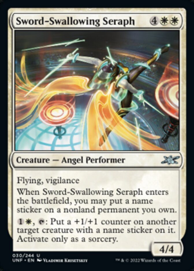 Sword-Swallowing Seraph - Foil