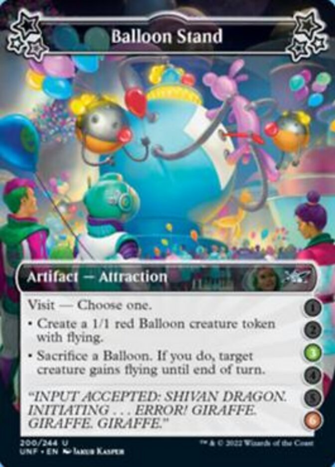 Attraction FOIL: (3,6) Balloon Stand