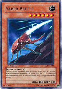 Saber Beetle - SOI-EN023 - Common - Unlimited Edition